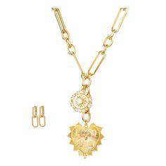 PRICES MAY VARY. 【Hypoallergenic Material】:This Chunky Gold Sun Heart Pendant Necklace is crafted in high quality18K real gold plated brass,lead free and nickel-free making it suit for any sensitive skin.The gold plating adds a touch of elegance and durability,ensuring your necklace maintains its luster for years to come 【Versatile Design】:Elevate your style with this exquisite Chunky Charm Gold Necklace.Crafted with meticulous attention to detail,this necklace features a delicate heart pendant Aesthetic Hip Hop, Women Aesthetic, Sun Pendant, Gold Sun, Gold Charm Necklace, Chain Choker Necklace, Hip Hop Jewelry, Choker Necklaces, Necklaces For Women