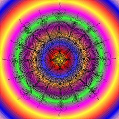 an image of a colorful circular design