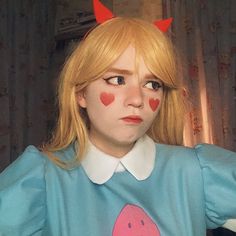 Star Butterfly Hairstyles, Evil Makeup, Butterfly Cosplay, Butterfly Makeup, Hallowen Ideas, Hair Chalk, Halloween Books