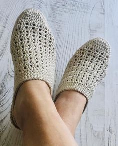 Zapatos de ganchillo 100% hechos a mano. Zapatillas hechas a | Etsy Slippers