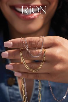 Building the perfect necklace stack like— Shop our @302finejewelry collection in-store or online. ✨ #rionjewelry #electricpicks #goldchains #stackednecklaces #chainnecklace #chainnecklaces #chainjewelry #shoptotemlake #kirkland #jewelrystore #kirklandwa #totemlakevillage Fine Jewelry Necklace, Jewelry Gold Necklace, Necklace Stack, Paperclip Chain Necklace, Chain Necklace Gold, Minimal Necklace, Jewelry Chain, Chain Jewelry, Gold Chain Necklace