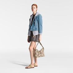 LOUIS VUITTON® - Carryall Pm - Dove/cream Louis Vuitton Carryall, Dove Cream, Louis Vuitton Sac, Louis Vuitton Gifts, Spring Sandals, Stole Scarf, Hobo Style, Leather Denim, Buckle Shoes