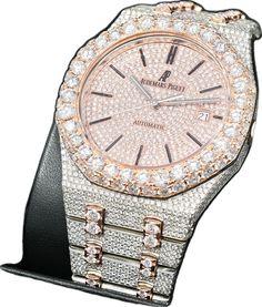 Audemars Piguet Royal Oak, Royal Oak, Audemars Piguet, Or Rose, Crystals