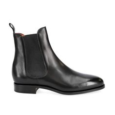 CHELSEA ANKLE BOOT IN BLACK VITELLO Military Style Boots, Cordovan Shoes, Flexible Shoes, Jodhpur Boots, Exclusive Shoes, Chelsea Ankle Boots, Travel Shoes, Your Shoes, Leather Style