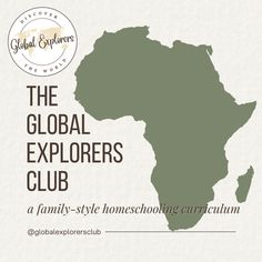 the global explorer's club logo with an image of africa on it and text that reads