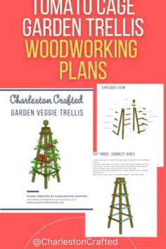 the garden trellis woodworking plans are available for purchase at charleston craftshop com