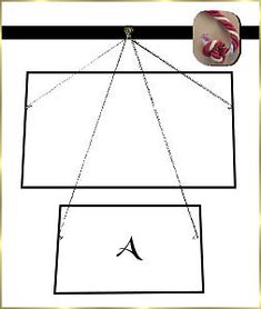 a drawing of a square with lines on the bottom and one line at the top