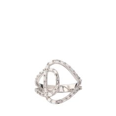 LANA illuminating ring with an openwork motif 14-karat white or yellow gold Baguette-cut white diamonds Total diamond carat weight: 0.64 tcw Imported Travel Size Perfume, Ring Watch, Diamond Carat, Makeup Shop, Baguette Cut, Cleanser And Toner, Baguette Diamond, White Diamonds, Bergdorf Goodman