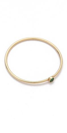 Jennifer Meyer Jewelry 18k Gold Thin Emerald Ring Emerald Ring Gold, Put A Ring On It, Girls Earrings, Emerald Ring, Earring Gifts, Jewellery And Watches, Jewelry Inspiration