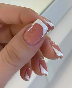 White Tip Nails, Short Square Nails, Her Nails, Work Nails, Short Square Acrylic Nails, Acrylic Nails Coffin Short, Uñas Acrilicas, Pink Acrylic Nails