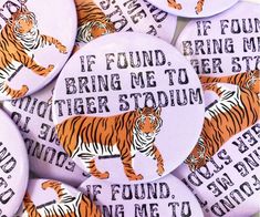 If Found, Bring Me Game Day Button-Buttons-Dear Me Southern Boutique, located in DeRidder, Louisiana Gameday Buttons, Lsu Game Day, Pin Button Design, Lsu Game, Tiger Stadium, Pin Ideas, Tailgate Outfit, Geaux Tigers, Plastic Coating