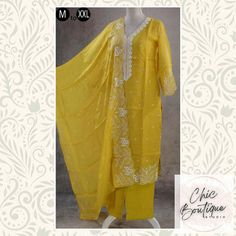 🌼 Twirling into the festive season with this stunning Pure Organza Haldi Yellow White lacework Festival Kurti Palazzo Dupatta set! 🌟 Perfect for any occasion, this Indian Ethnic Women Party Wear Silk Pakistan Festive Dress Kurta is a must-have in your wardrobe. 💛 Get it now for only $66.00! 💰 #FestiveFashion #EthnicEnsemble #PartyReady #PureOrganza #HaldiHues #KurtiPalazzoDupatta #IndianAttire #SilkSaree #PakistanFashion #MustHave #TrendAlert 🌸 Semi-stitched Lace Work Sets For Diwali, Unstitched Lace Sets With Resham Embroidery, Festive Lace Sets For Eid, Lace Sets With Chikankari Embroidery In Traditional Drape, Fitted Lace Anarkali Set For Party, Fitted Embroidered Sets For Summer, Fitted Embroidered Summer Sets, Festive Lace Work Palazzo Set For Diwali, Traditional Drape Lace Work Sets For Eid