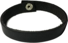 Classic Black Bracelets With Wrist Strap, Classic Black Bracelet With Wrist Strap, Classic Adjustable Wristband With Bracelet Strap, Black Leather Strap Wristband As Gift, Adjustable Black Leather Wristband, Black Band Cuff Bracelet As A Gift, Black Band Cuff Bracelet For Gifts, Black Adjustable Leather Bracelet, Black Leather Bracelet With Adjustable Band