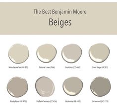 the best benjamin moore beiges