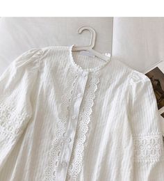 Style: commuting Size: one size Color: white, apricot Hook Design, Apricot, Long Sleeve Shirt, Sleeve Shirt, Heavy Duty, Color White, Long Sleeve Shirts, Crochet, Long Sleeve