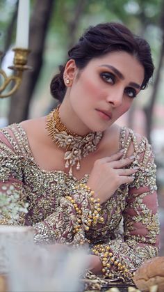 Hairstyles For Walima Function, Walima Hairstyles, Bridal Hairstyle Indian Wedding, Purple Lehenga, Ayeza Khan, Pakistani Bridal Dresses, Haircut Hairstyle, Pakistani Bridal Wear, Soft Makeup