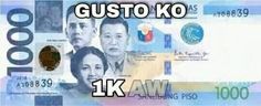 an image of some money with the words gusto ko on it