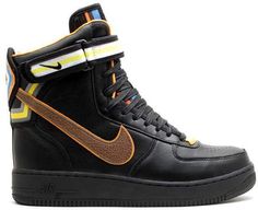 Air Force 1 High Top, Black Leather Trainers, Jordan Shoes For Sale, Nike Force 1, Riccardo Tisci, Nike Air Force 1 High, Black Shoes Men, Air Force 1 High, Shoes Sneakers Nike