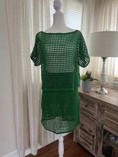 Handmade Crochet 2-piece set, square top & slim skirt. Created to go together but can also be worn in combinations with other pieces for various occasions. Made with 100% cotton. Recommended machine wash cold and hang to dry to ensure long lasting pieces. Crochet Matching Set, Womens Pajama, Slim Skirt, Pyjama Sets, Square Top, Custom Crochet, Pajama Robe, Womens Pyjama Sets, Pajama Sets