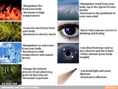 an image of different types of energy and their effects on the human body's eyes