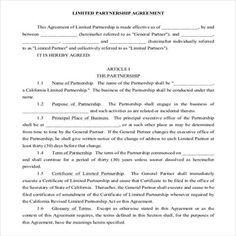 a printable sample agreement for a company