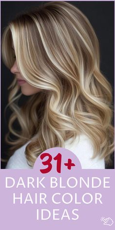 Enhance your hairstyle with stunning dark blonde hair color inspirations that exude sophistication. Whether you prefer cozy honey hues or sleek ash tones, dark blonde provides a flexible and stylish choice for a refreshing hair transformation. Embrace the elegance of dark blonde shades to revamp your appearance effortlessly!