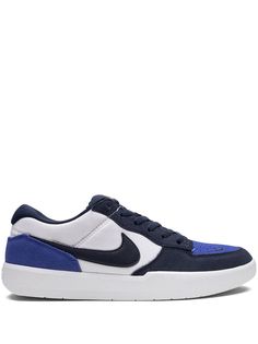 white/navy blue/royal blue suede panelled design logo-print tongue signature Swoosh logo detail perforated toebox front lace-up fastening flat rubber sole These styles are supplied by a premium sneaker marketplace. Stocking only the most sought-after footwear, they source and curate some of the most hard to find sneakers from around the world. Nike Suede Sneakers For Skateboarding, Blue Basketball Shoes With Vulcanized Sole For Sports, Nike Blue High-top Skateboarding Sneakers, Nike Navy Custom Sporty Sneakers, Navy Low-top Skate Shoes For Sports, Navy Sporty Low-top Custom Sneakers, Blue Sporty Basketball Shoes With Vulcanized Sole, Sporty Blue Basketball Shoes With Vulcanized Sole, Sporty Navy Low-top Skate Shoes