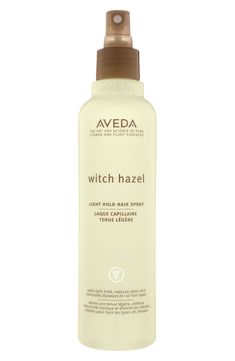 What it is: A hair spray that provides light hold, reduces static and eliminates flyaways on fine and medium hair.Who it's for: Anyone with fine to medium hair types.What it does: Offers the tonic quality of witch hazel while boosting shine, too.How to use: Hold the spray bottle 10-12 inches from hair and pump to dispense. Or spray into hands and apply directly to fine hair to create texture without weighing hair down. Style Name:Aveda Witch Hazel Light Hold Hair Spray. Style Number: 631856. Wedding Bridal Hairstyles, Aveda Products, Spray For Hair, Girl Wishlist, Hair Care Ideas, Haircuts To Try, Nail Serum, Natural Gel Nails, Makeup Routines