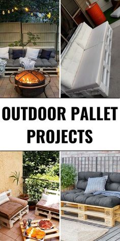 outdoor pallet projects that are easy to make and great for your backyard or patio