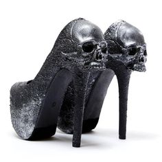 Black Court Shoes, Patricia Field, Skull Shoes, Goth Wedding, Black Shoes Heels, Gothic Steampunk, Skull Fashion