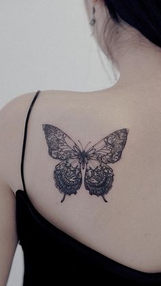 Cool Lace Tattoos For Girls Butterfly Lace Tattoo, Crystal Butterfly Tattoo, Large Butterfly Tattoo, Lace Tattoo Design Vintage, Detailed Butterfly Tattoo, Vintage Butterfly Tattoo, Bali 2023, Arm Cover Up Tattoos