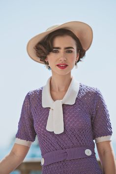 Lily Collins Explores Her Love of Old Hollywood and Vintage Clothing in 'The Last Tycoon' Vintage Clothing Styles, The Last Tycoon, Madame Gres, 1930s Fashion, Crochet Dress Pattern, Moda Vintage, Fashion Tips For Women, 인물 사진