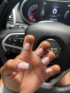 Shorties Nails Round, Cancun Vacation Nails, Short Overlay Nail Designs, Natural Nail Ideas Gel, Short Nail Overlay Ideas, Gel Overlay Nails Natural Short, Short Nails Black Women, Short Nail Inspo, Overlay Nails