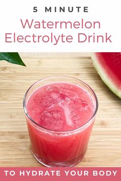 homemade electrolyte drink with watermelon and coconut water Electrolyte Water Recipe, Drink With Coconut Water, Natural Electrolyte Drink, Diy Electrolyte Drink, Homemade Gatorade