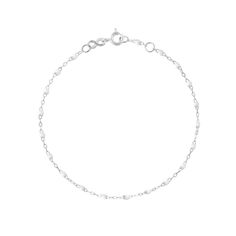 Gigi Clozeau - Classic Gigi White bracelet, White Gold, 5.9 Cowgirl Bracelets, Silver Bracelet Stack, Bracelet White Gold, White Bracelet, Ankle Chain, White Bracelets, White Gold Bracelet, Simple White, Anklet Jewelry