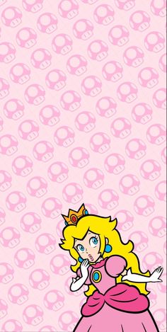 an image of a cartoon princess with skulls on the background