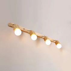 Adjustable Wooden Vanity Mirror Light: Modern Sconce For Bathroom 4 / Wood Wooden Vanity Mirror, Vanity Lamp, Wood Light Fixture, Vanity Light Bar, Light Fixtures Bathroom Vanity, Wooden Vanity, Metal Siding, Vanity Light Fixtures, Mirror Light