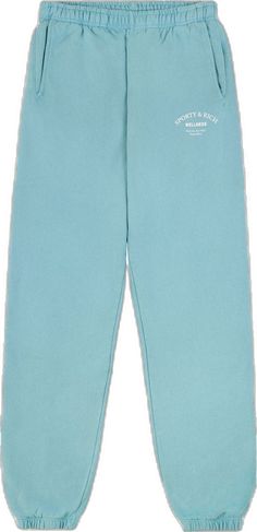 Light Blue Relaxed Fit Sweatpants For Loungewear, Casual Light Blue Sweatpants For Loungewear, Light Blue Relaxed Fit Casual Sweatpants, Blue Casual Sweatpants With Straight Hem, Casual Blue Joggers With Elastic Cuffs, Sporty Blue Pants With Elastic Cuffs, Light Blue Cotton Sports Bottoms, Light Blue Cotton Sport Bottoms, Sporty Light Blue Cotton Pants