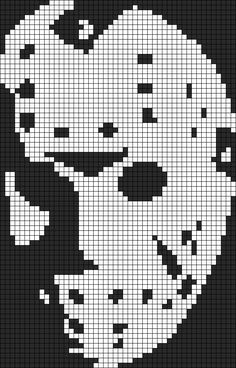 an image of a pixellated face on a black background