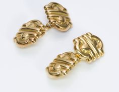 Bvlgari Cufflinks.Vintage Bulgari Parentesi collection 18K yellow gold chain cufflinks. Weight: 16 Grams. Designer Gold Jewelry For Formal Occasions, Yellow Gold Polished Jewelry For Business, Polished Yellow Gold Jewelry For Business, Yellow Gold Jewelry With Polished Finish For Business, Business Gold Clip-on Jewelry, Polished Yellow Gold Earrings For Business, Gold Clip-on Jewelry For Business, Timeless Hallmarked Yellow Gold Cufflinks, Designer Gold Cufflinks With Polished Finish