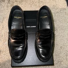 Very Trendy Size 39 True To Size Black $845+Tax Saint Laurent Shoes, Shoes Color, Flat Shoes Women, Loafer Flats, Limited Time, Shoes Flats, Saint Laurent, Loafers, Women Shoes