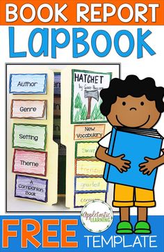 the book report lapbook with free printables