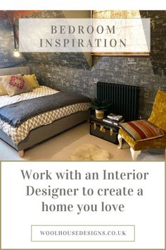 a bedroom with an interior designer to create a home you love