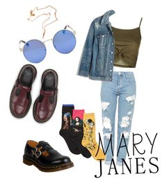 Doc Martens Mary Janes Outfit Jeans, Pink Doc Martens