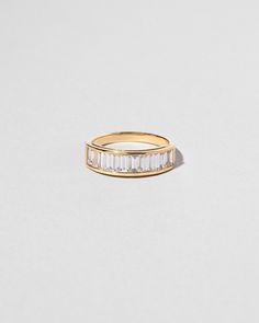 Arcade Ring | Mociun Mociun Engagement Ring, Wedding Band Baguette, Baguette Wedding Band, Wedding Band Unique, Stacked Wedding Bands, Moissanite Band, Wedding Band Designs, Traditional Engagement Rings, Platinum Rose Gold