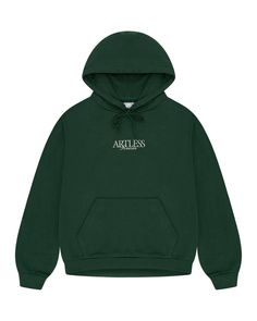 Sweatshirt - forest green - Artless Sporty Green Everyday Hoodie, Green Cotton Athleisure Hoodie, Green Sporty Everyday Hoodie, Comfortable Green Sweatshirt For Loungewear, Green Relaxed Fit Sweatshirt For Everyday, Green Relaxed Fit Crew Neck Hoodie, Green Cotton Athleisure Sweatshirt, Green Relaxed Fit Cotton Sweatshirt, Green Cotton Everyday Sweatshirt