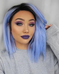 Wild Makeup, Coloured Hair, Hair Color Blue, Makeup Styles, Colorful Hair, Hair Inspo Color, Rainbow Hair, Cool Hair Color