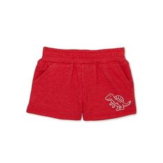 Cute and comfortable, that's the name of the game when getting baby boy ready for the day so start with Garanimals' Pull-On Shorts. Crafted in super-soft French terry cloth, these fun shorts feature an elastic waistband for pull-on ease, a cool graphic in front and a relaxed fit. Make it an outfit with his favorite Garanimals' bodysuit or tee (sold separately) and kick off the day in grand style. Only at Walmart. Size: 18 Months.  Color: Red.  Gender: male.  Age Group: infant. Casual Letter Print Playwear Shorts, Red Bottoms With Elastic Waistband For Playwear, Playful Red Cotton Shorts, Casual Cotton Diaper Cover For Playtime, Casual Diaper Cover With Elastic Waistband For Playtime, Red Shorts For Summer Playtime, Casual Red Shorts For Playtime, Casual Cotton Diaper Cover With Elastic Waistband, Cute Red Bottoms For Playtime