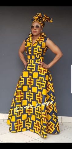 AFRICAN MAXI DRESSES @nedim_designs ☎️+27829652653 Tanzania Outfit, African Kitenge Designs, Sishweshwe Designs Dresses, Kitenge Dress