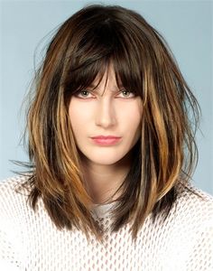 Bob Hairstyles 2018, Long Bob With Bangs, Hair 2018, Long Hair With Bangs, Long Bob